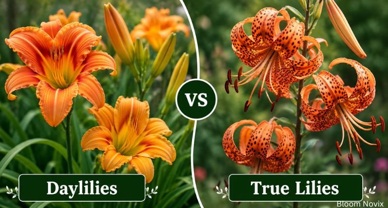 Daylilies vs true lilies