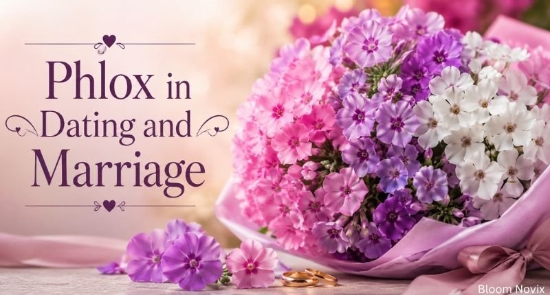 Phlox flowers symbolizing love, unity, and commitment in dating and marriage