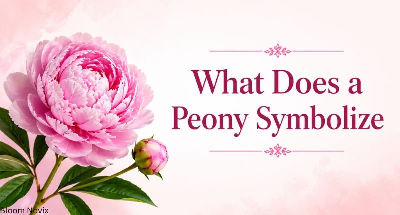 What Does a Peony Symbolize