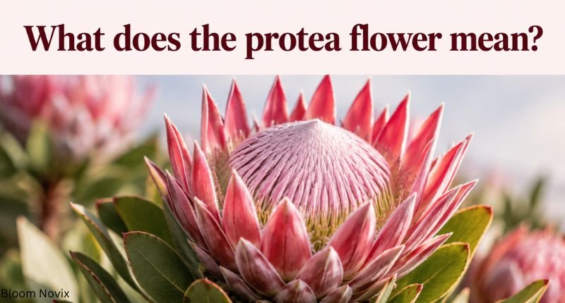 protea flower mean