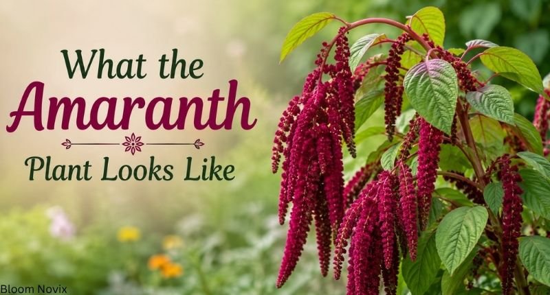 What the Amaranth Plant Looks Like – amaranth plant with vibrant magenta flowers and green leaves