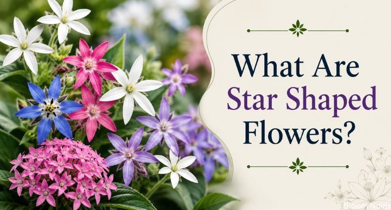 What Are Star Shaped Flowers colorful star-shaped blooms in a garden
