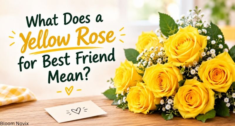 What Does a Yellow Rose for Best Friend Mean — yellow roses symbolizing friendship, joy, warmth, and appreciation.