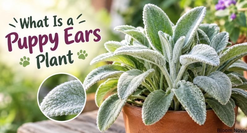 What Is a Puppy Ears Plant with soft fuzzy leaves
